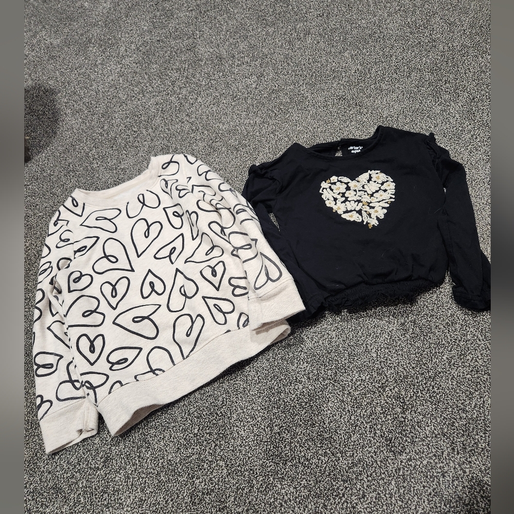 Heart design bundle. 4T. Carters and Cat and Jack.